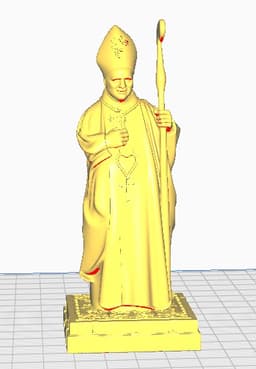 PopeXIV_Standing.stl 3d model