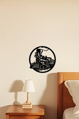 Train Wall Art, Wall Decor, Home Decor 3d model