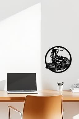 Train Wall Art, Wall Decor, Home Decor 3d model