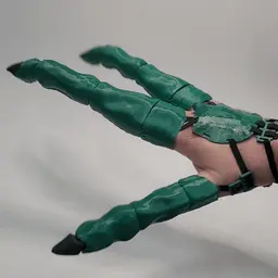 Alien Articulated Fingers 3d model