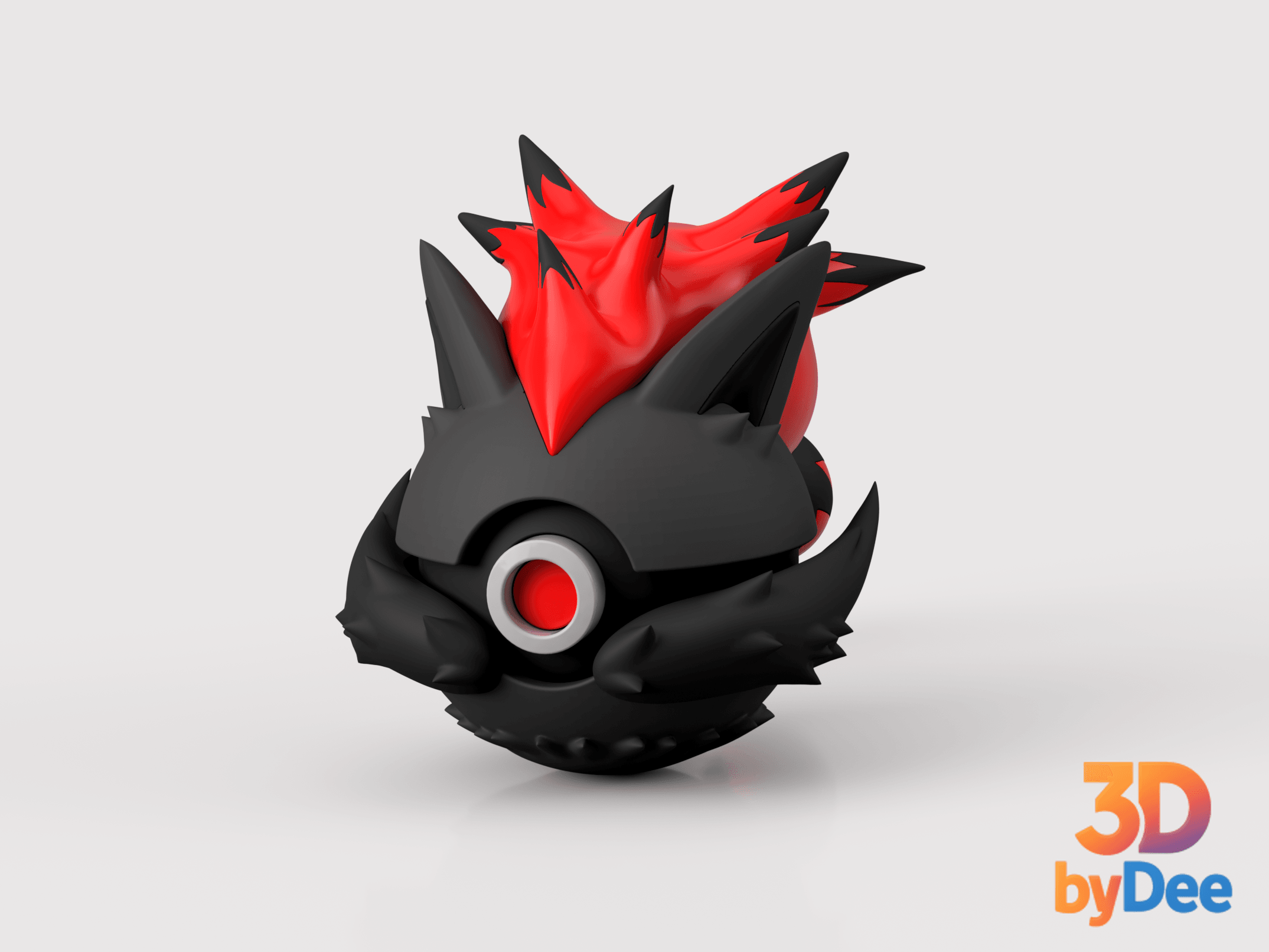 Zoroark Pokeball 3d model