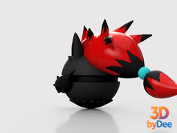 Zoroark Pokeball 3d model