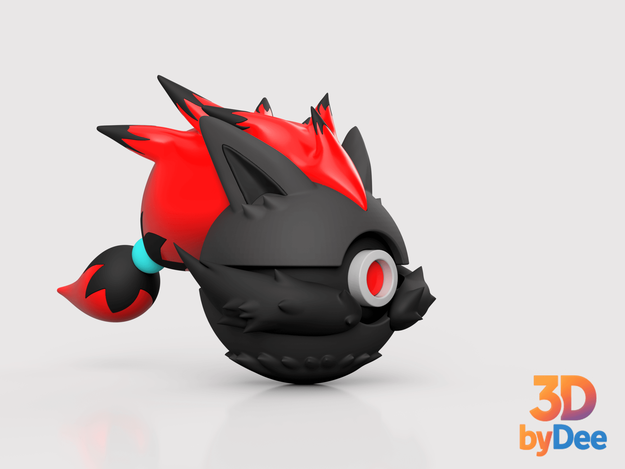 Zoroark Pokeball 3d model