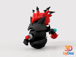 Zoroark Pokeball 3d model