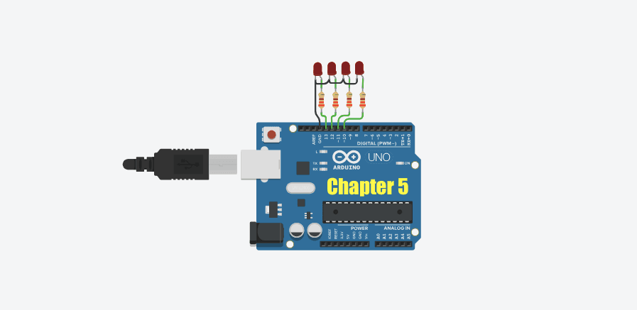 Arduino Tips & Tricks Chapter 5 – Scroll LEDs 3d model