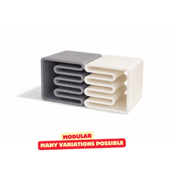 MAIL STAND / POSTCARD STAND (MODULAR) / DESK ACCESSORIE / HOMEDECOR / OFFICE ORGANIZER 3d model