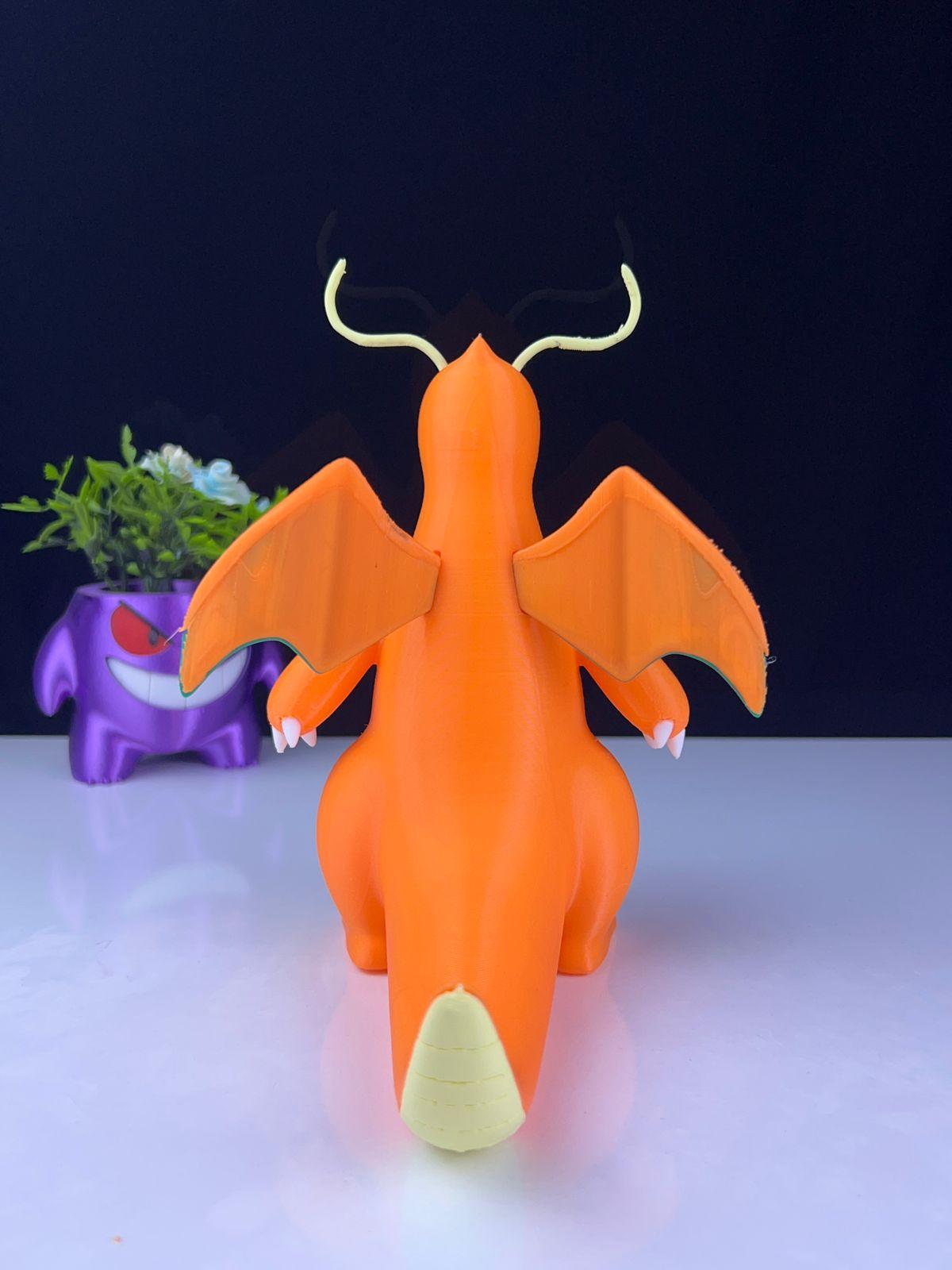 Dragonite Pokemon - Multipart 3d model