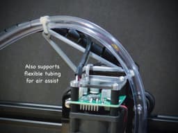 Ortur Laser Master 2 Wire Support Guide (Print or Lasercut) 3d model