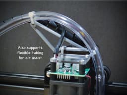 Ortur Laser Master 2 Wire Support Guide (Print or Lasercut) 3d model