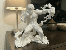 Baki Hanma: Ultra-Detailed Anime Statue 3d model