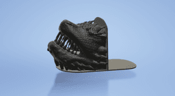 Dragon Head Book End - Adult - Fourth Wing Inspired 3d model