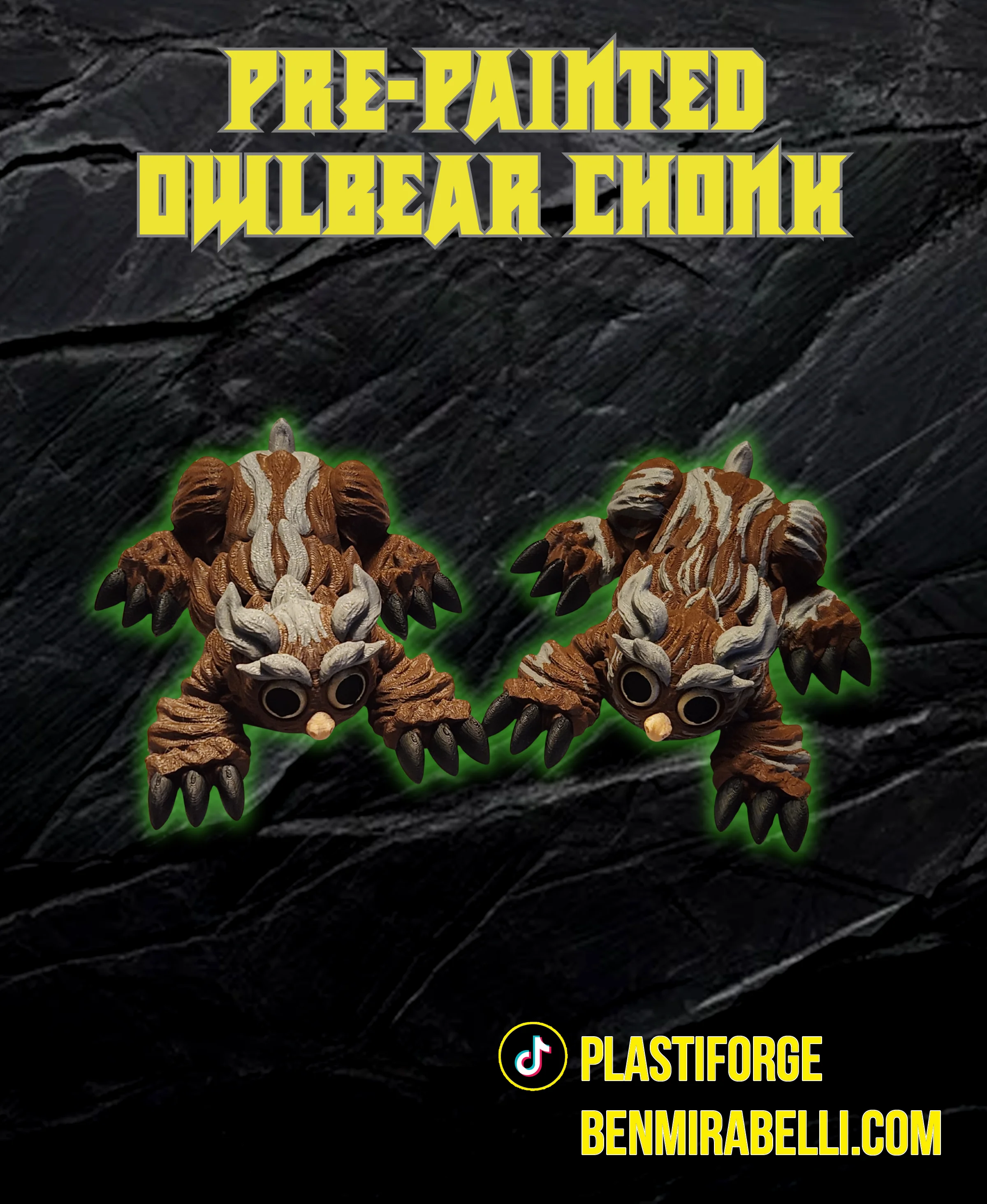 Pre painted Owlbear Chonk 3d model