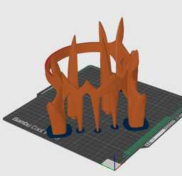 Sauron Crown Rings of Power 3d model
