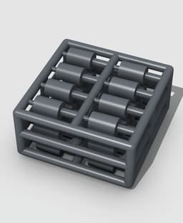 Bomber Plane Pegs (drilled) 3d model