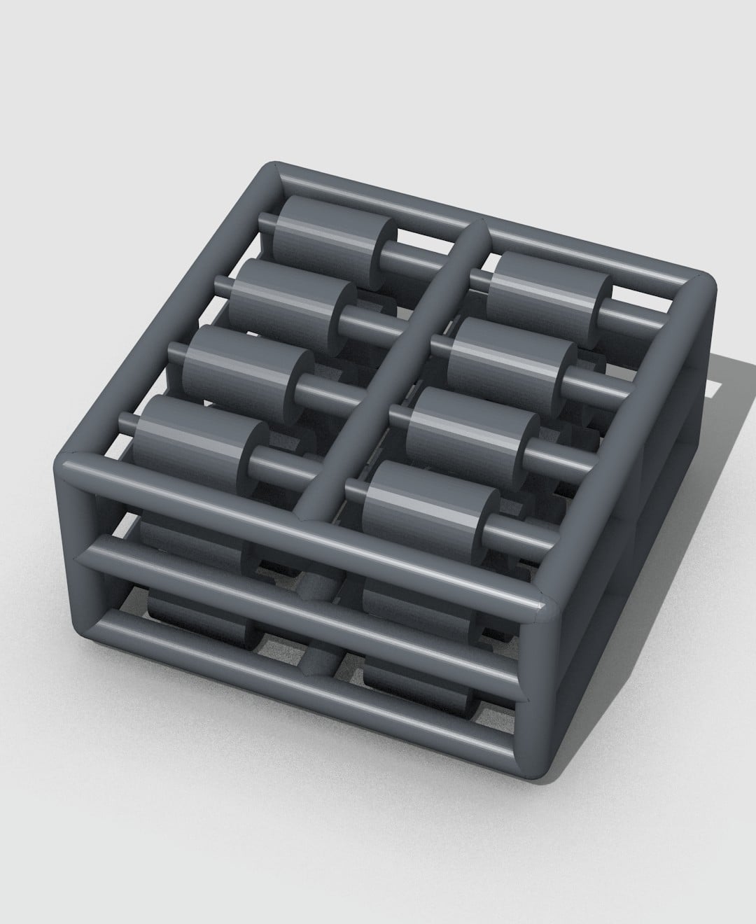 Bomber Plane Pegs (drilled) 3d model