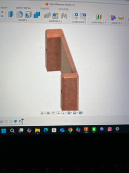 Tape Measure Holder v1.stl 3d model
