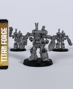 Mecha Gnomes - With Free Dragon - 5e DnD Inspired for RPG and Wargamers 3d model