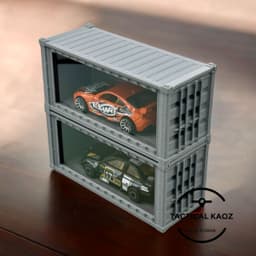 Stackable Display Shipping Containers Hot Wheels / Matchbox 3d model
