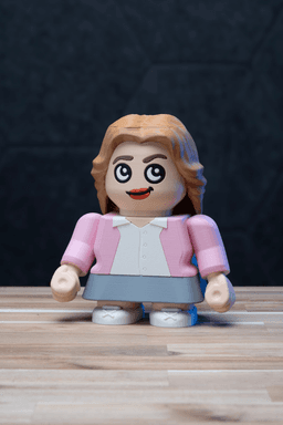 Pam Chunksley - The Office Kit | No Supports, No AMS, No Glue 3d model