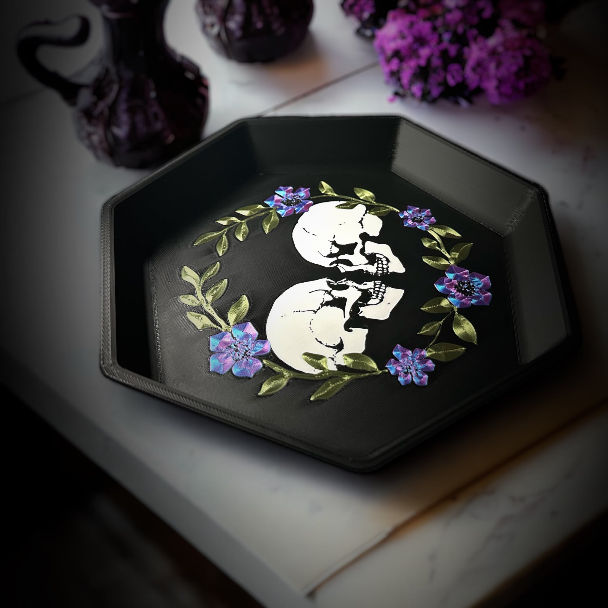 Among the Flowers Table Tray 3d model