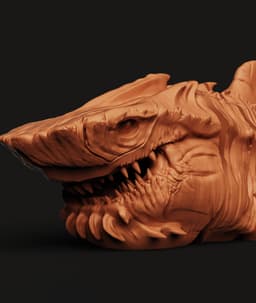 Articulated Great White Shark | Flexi Sea Monster | Mechanical Fidget Toy | Predator Fish 3d model