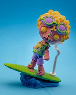 Articulated Creepy Doll Surfer 3d model