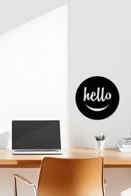 Hello Wall Art, Wall Decor, Home Decor 3d model