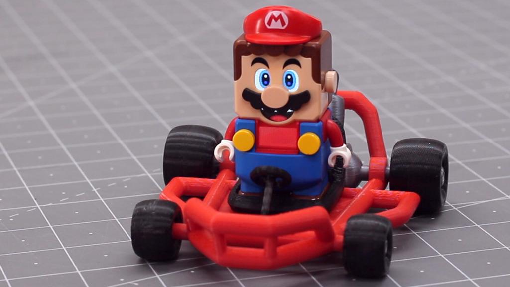 Lego Super Mario Kart 3d model