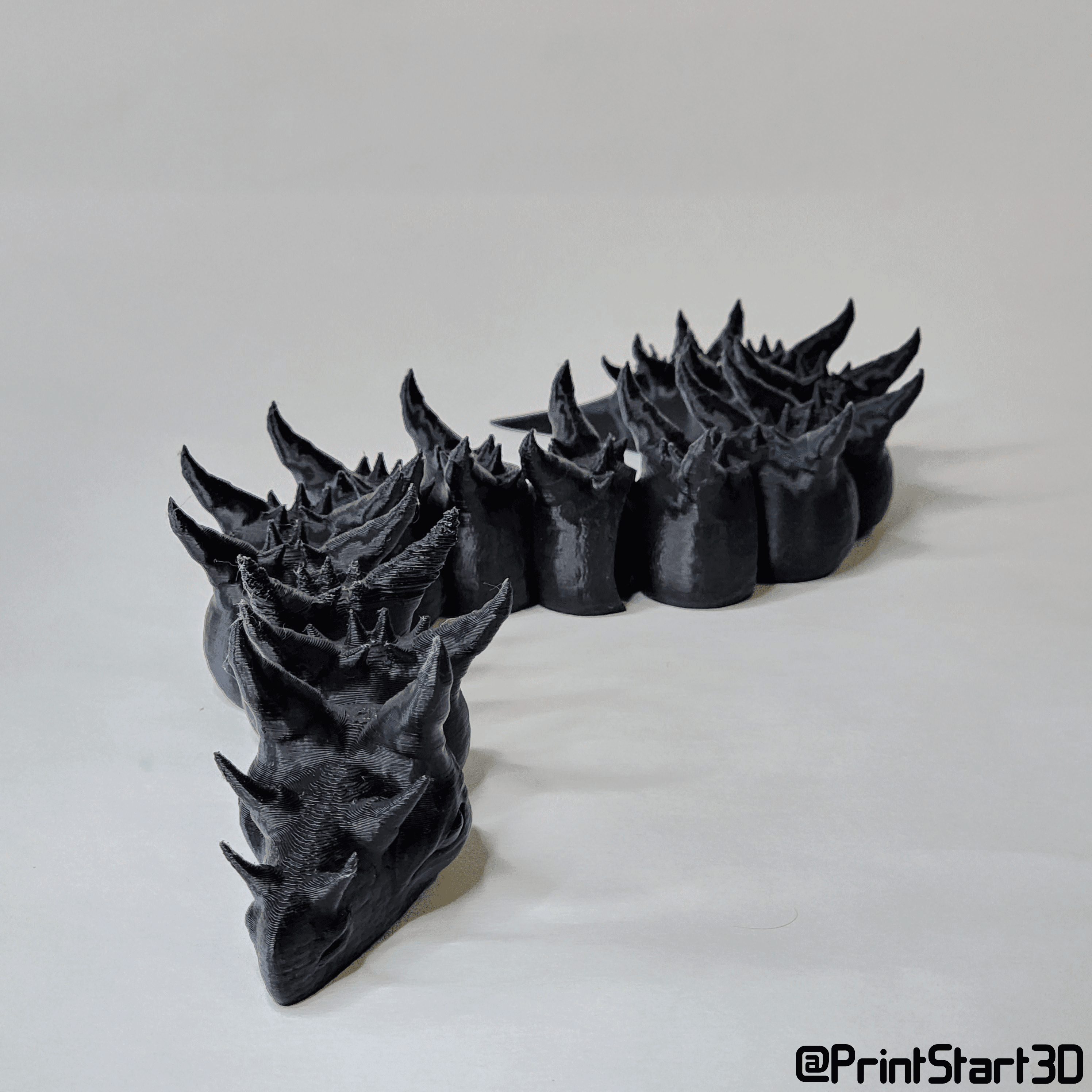 SpikeySnake - PrintStart3D.stl 3d model