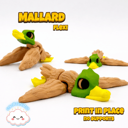 Mallard Duck - Flexi 3d model