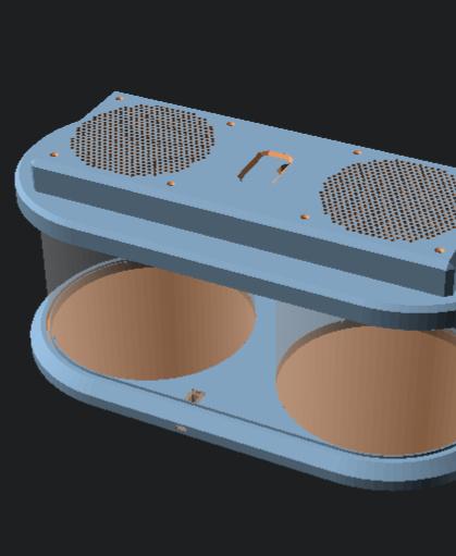 PCHEPA Duo - OpenSCAD Preview Assembly - 3d model
