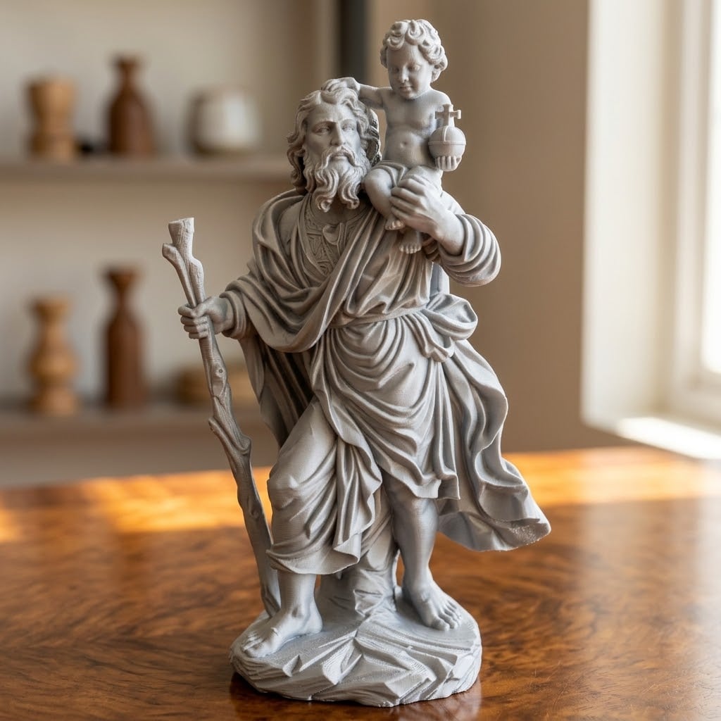 Saint Christopher Carrying Chris 3d model