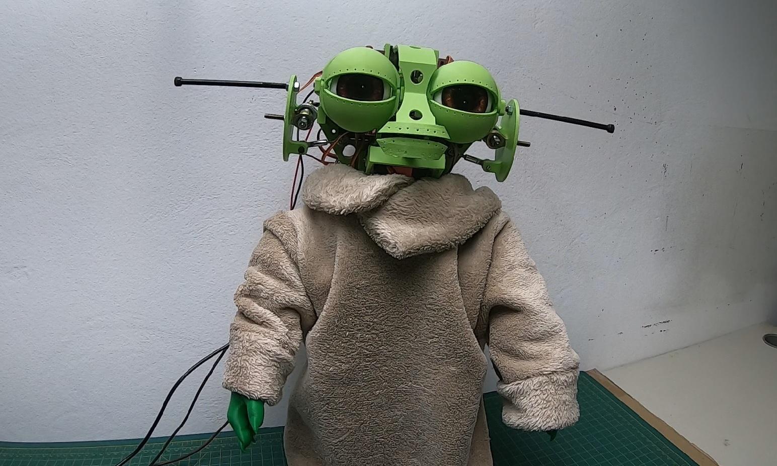 Animatronic baby Yoda 3d model