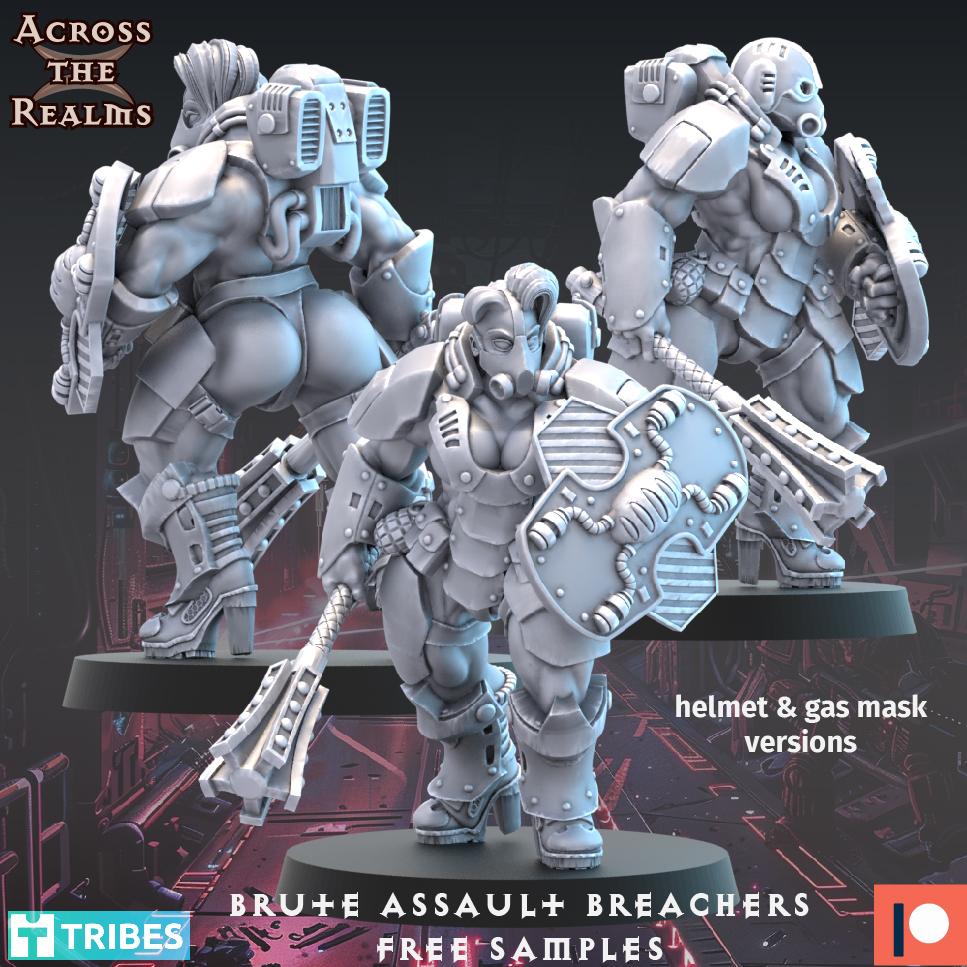 Brute Assault Breachers - Free Samples 3d model