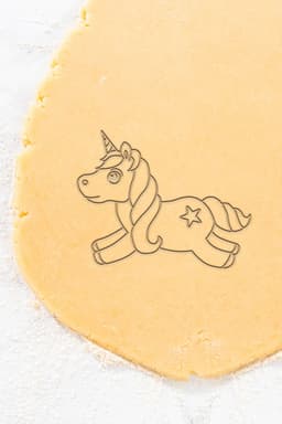 Unicorn Cookie Cutter, Biscuit Cutter 3d model