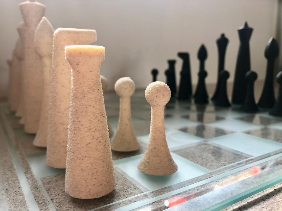 Herman Ohme's Chess Set 3d model