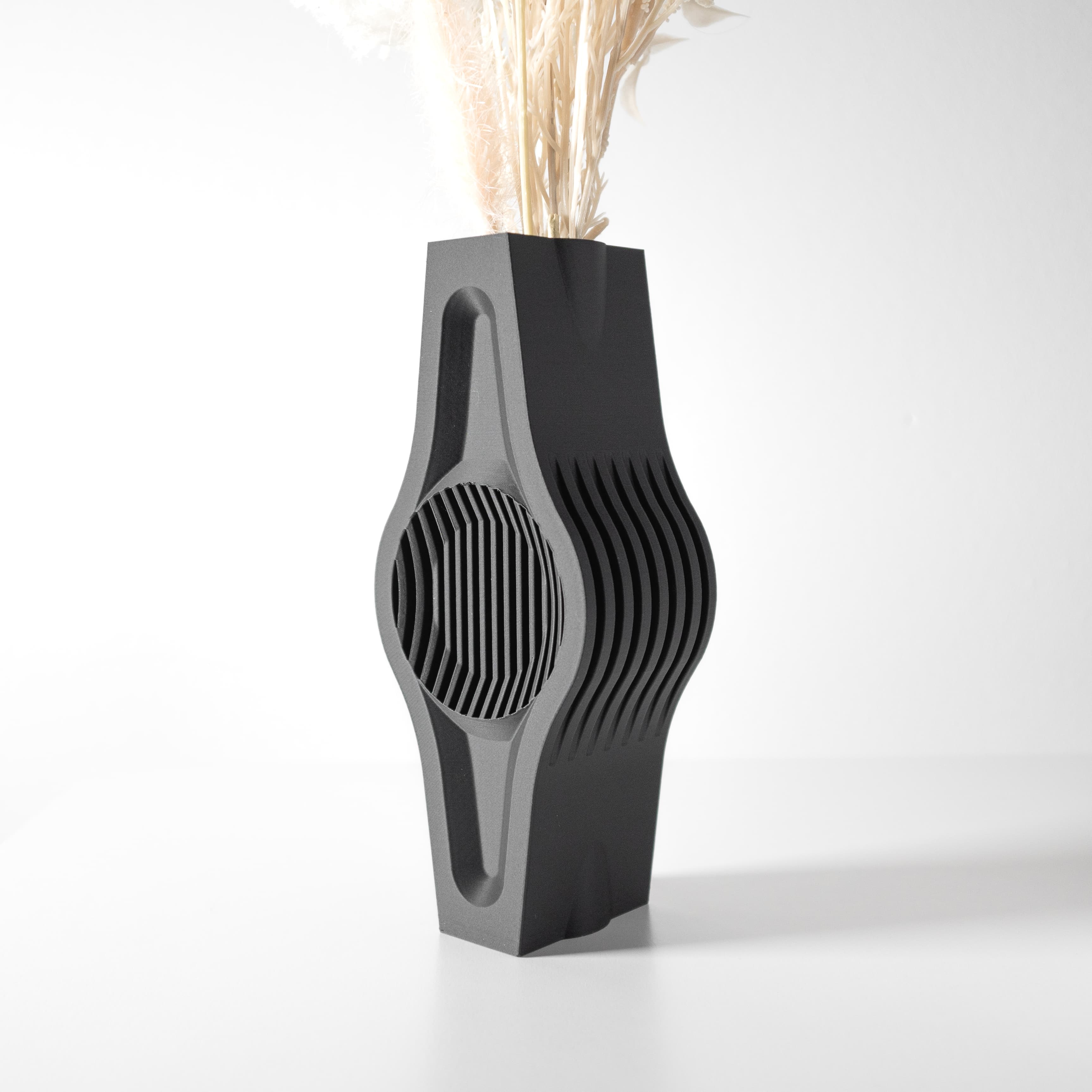 The Miro Vase, Modern and Unique Home Decor for Dried and Preserved Flower Arrangement | STL File 3d model
