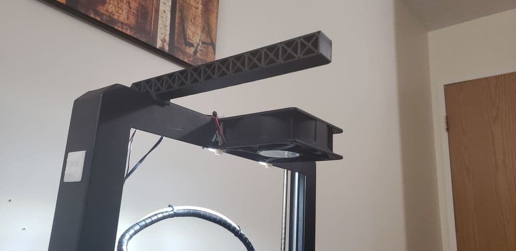 Clip on Accessory Mounting Truss For Anycubic Mega Series 3d model