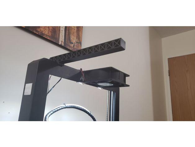 Clip on Accessory Mounting Truss For Anycubic Mega Series  3d model