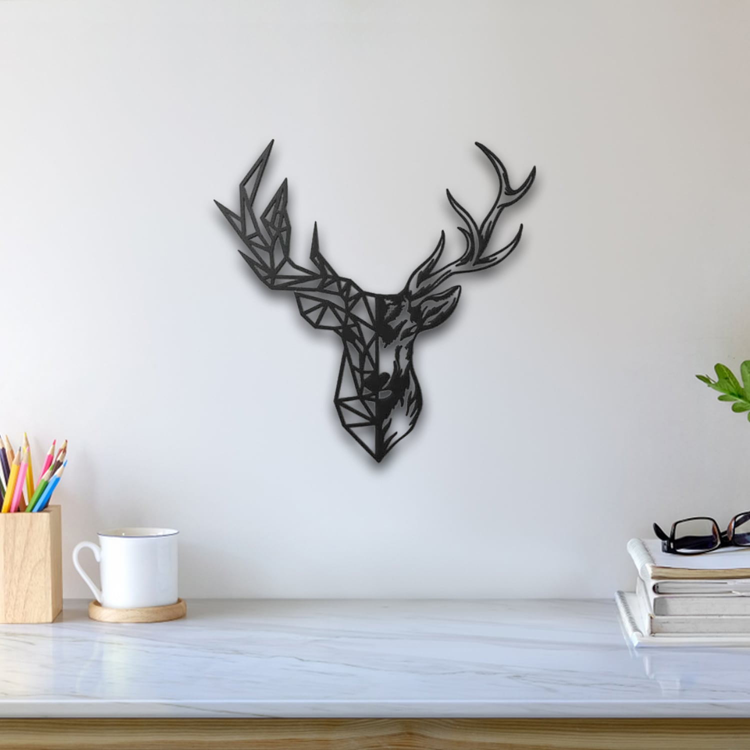 Deer Wall Art 3d model