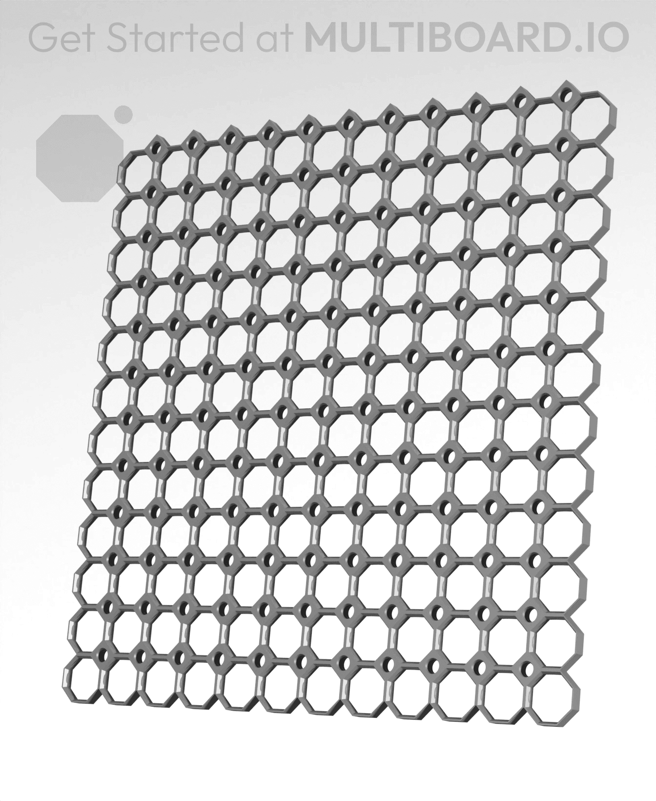 12x12 Multiboard Side Legacy Tile 3d model