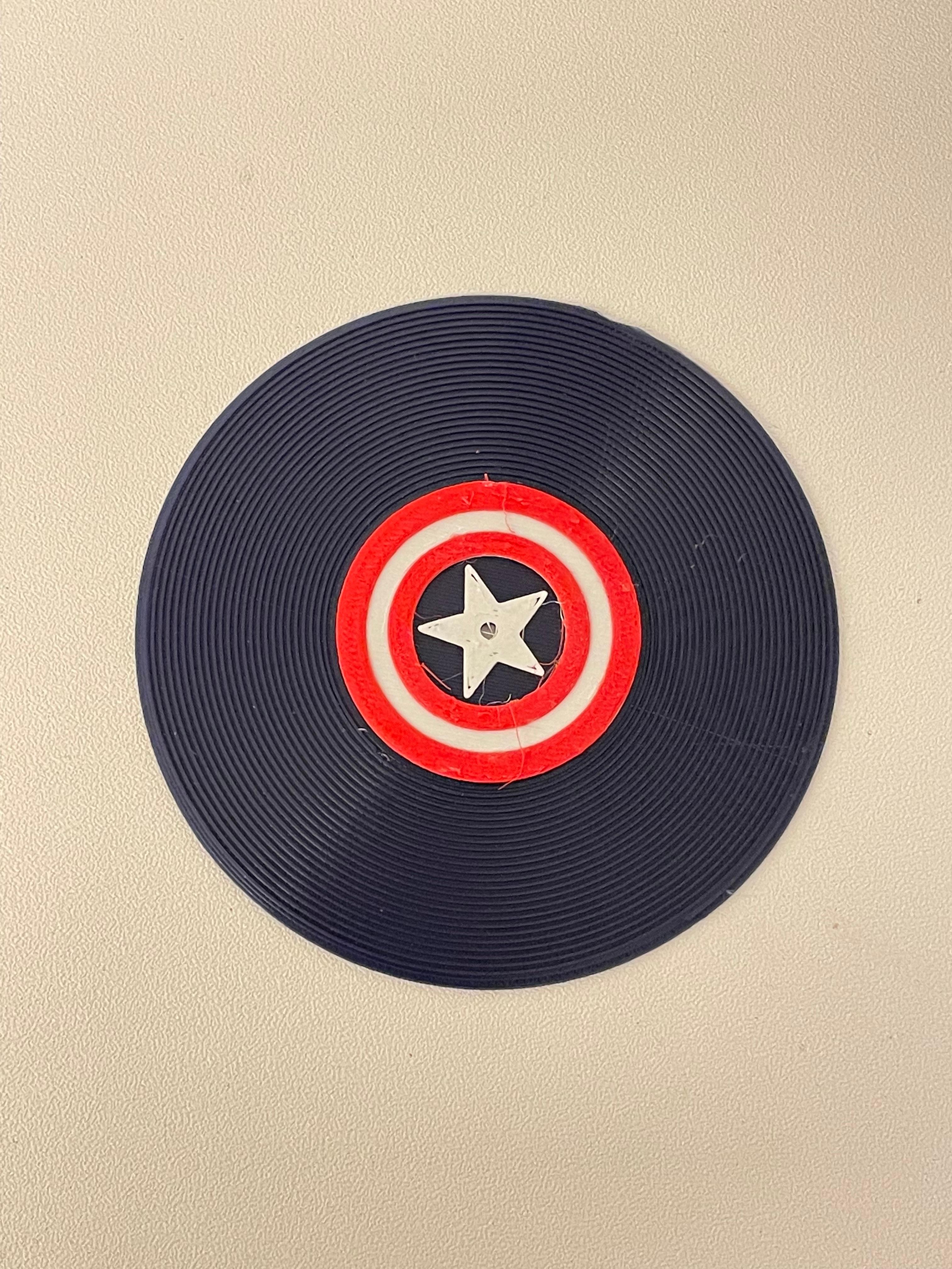 Captain America Mini Record 3d model