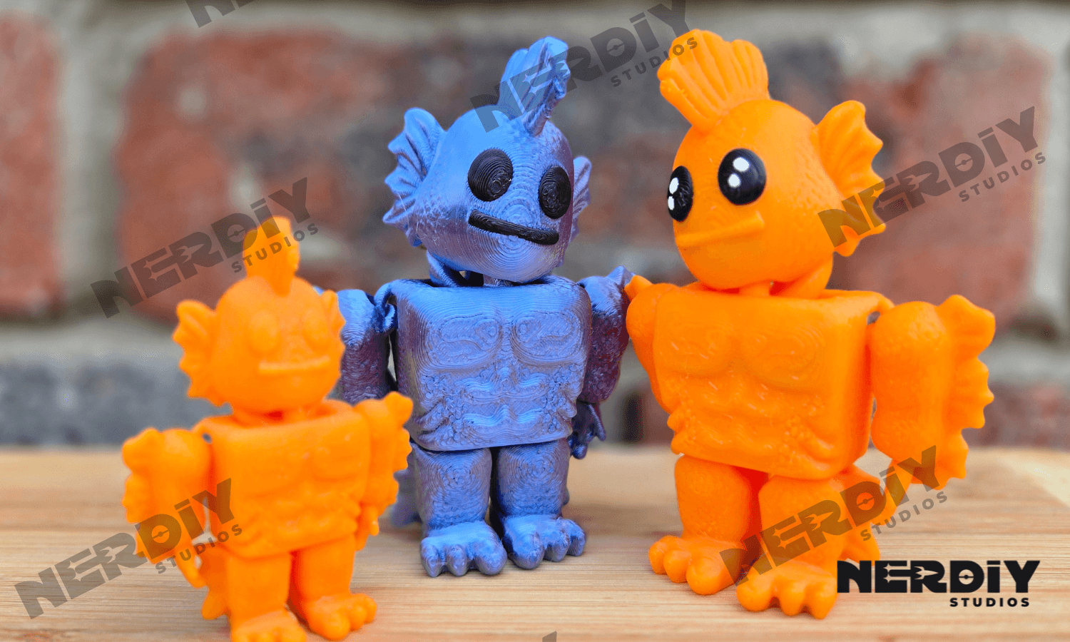 Fish-Boy Flexi 3d model