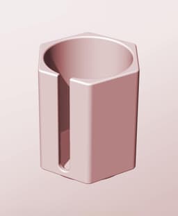 CH68-90-S Stacking slotted component box bin for makers 3d model