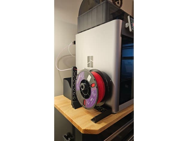 External Spool Holder with optional PTFE tube holder 3d model