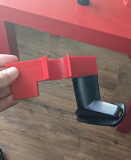 Vacuum cleaner 35mm attachment holder 3d model