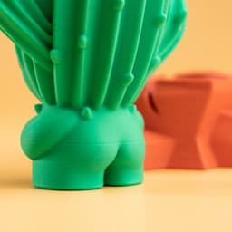 Blob Plants - Desert Series - Mini Plant Collectible Art Toy with Skull Container 3d model