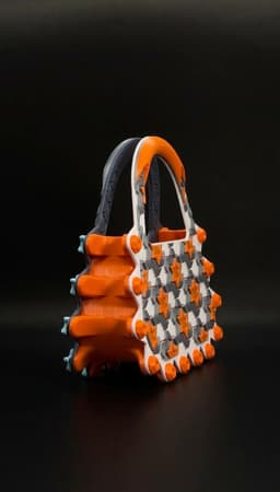 MforS 3D-printed Handbag & Clutch - V2/04 - Stars Pattern 3d model