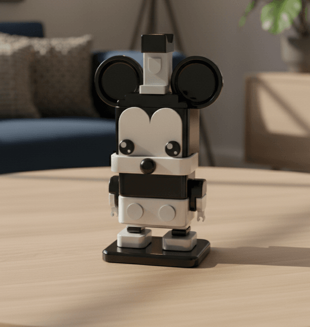 SQUARED MICKEY MOUSE DISENY 3d model
