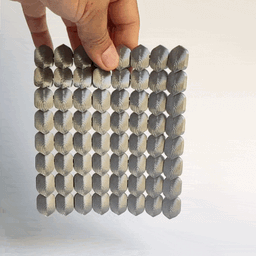 dragon scales placemat & coaster 3d model